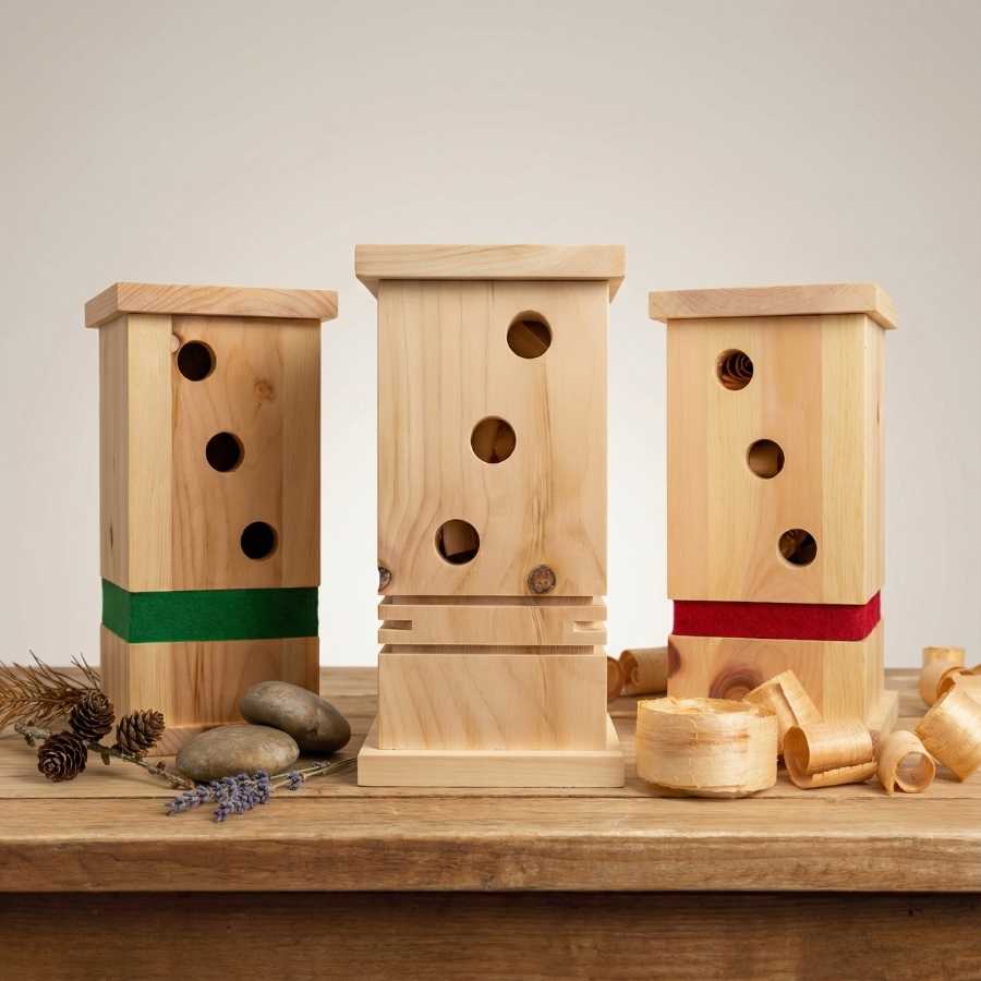 Duftsäule Duftturm Zirbe 3 Farben handmade