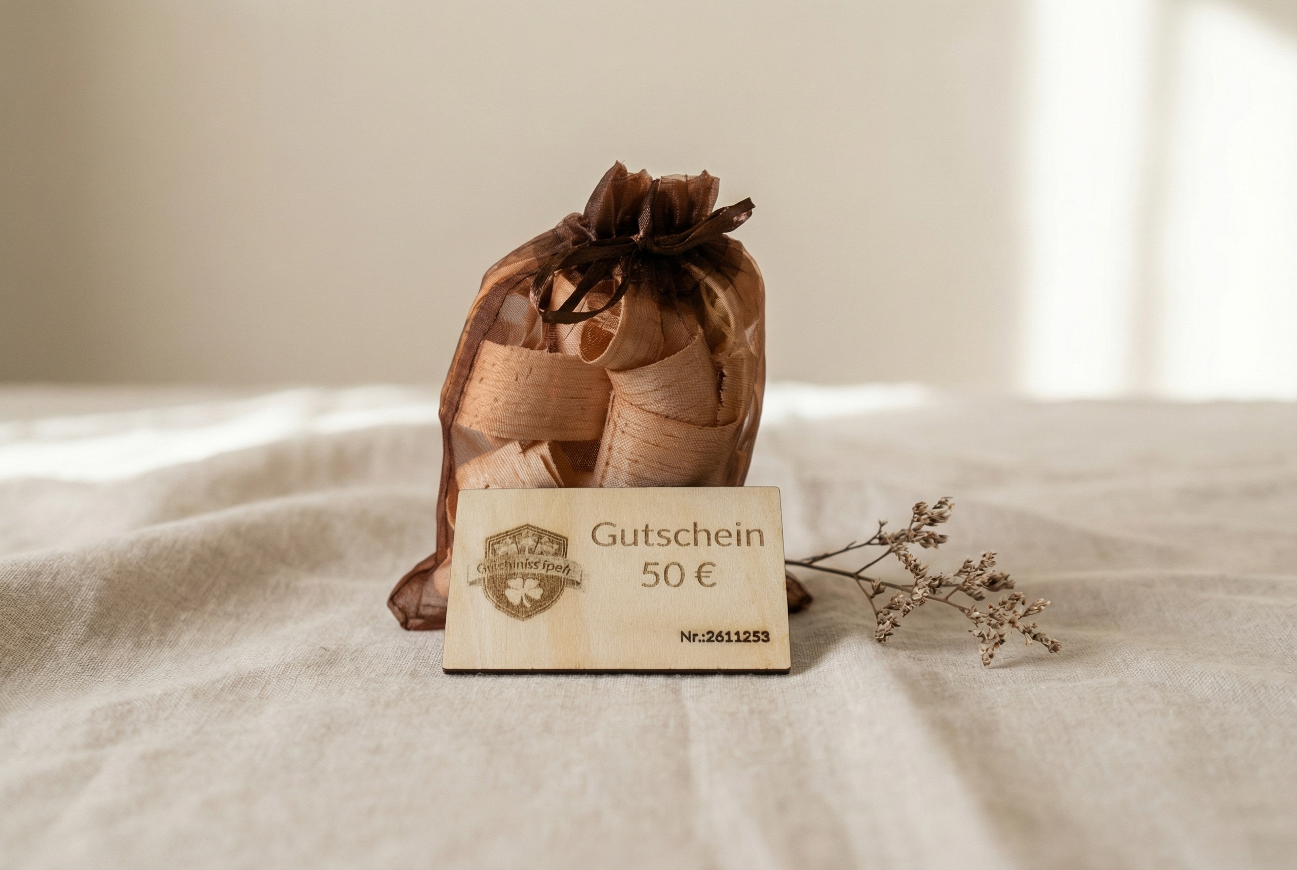 50€ Gutschein Geschenkereich Michael Markl Zirbenprodukte Kitzbühel Ellmau Zirbenflocken