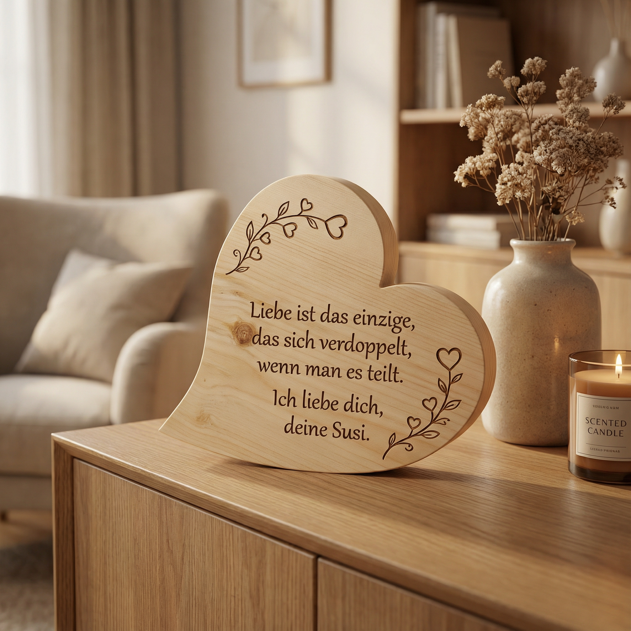 Geschenkideen Zirbe Zirbenherz