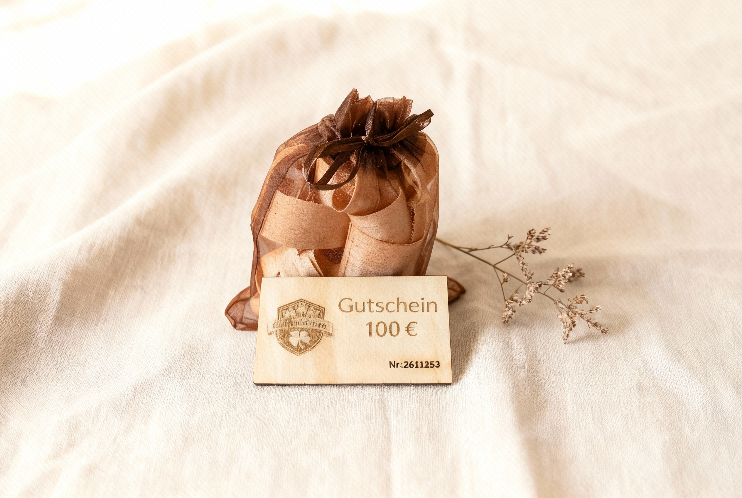 Gutschein Zirbenwelt Freiheit schenken Zirbenlocken