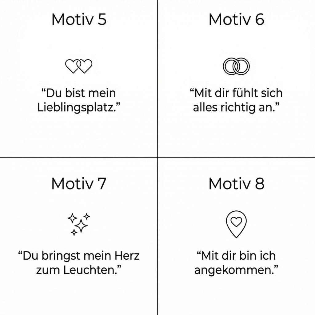 Motiv Schierfernherz Liebe Pärchen Lasergravur Motiv Vorschlag 5 - 6